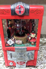 Enesco Coca-Cola 1997 Arcade Crane Game Music Box & Bank Combination - preowned picture