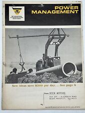 1968 MASSEY FERGUSON INDUSTRIAL CONSTRUCTION MACHINERY POWER MANAGEMENT MAGAZINE picture