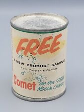 Rare Proctor & Gamble Comet Free New Product Sample Small Can. USA picture