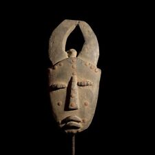 African Mask From The Guru Tribe Tribe Art Vintage Baule Mask Wall Tribal-8568 picture