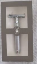 Muhle Chrome R89 With Large Grande Handle DE Safety Razor New In Box  picture