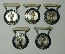 Vtg Lot 5 Italian American ODD FELLOWS O.I.U. in A. IOOF MEDALS RARE Pins  picture