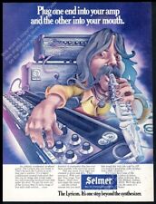 1976 Selmer Lyricon instrument illustrated vintage print ad picture