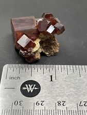 Natural Red Vanadinite SUPERB Crystal Specimen 34.5g Morocco Healing Stone V5 picture