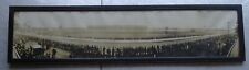 Brockton Fair (Mass.) early 1900's framed 3-foot-long panoramic photograph (Ma.) picture
