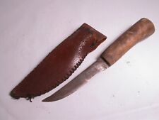 Antique Hand Made Hunting Trade Knife Camping Carbon Steel With Sheath picture