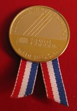 VINTAGE SMITH CORONA TYPEWRITER EXCELLENCE SERVICE AWARD RIBBON MEDAL USA  picture