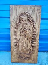 Virgen de Guadalupe in White Oak Wood picture
