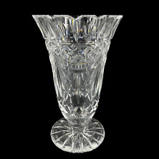 Vintage Waterford Crystal 1995 WS Waterford Society Footed Penrose Flower Vase picture