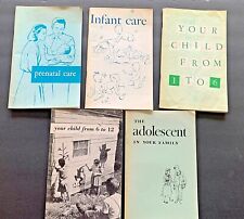 5 VINTAGE Children's Bureau Publications: Prenatal to Adolsecent picture