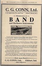 1927 C.G. CONN LTD ELKHART IND BAND AND ORCHESTRA VINTAGE ADVERTISMENT 31-111 picture