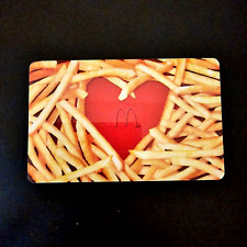 McDonalds French Fry Hearts #6103 2014 NEW COLLECTIBLE GIFT CARD $0 picture