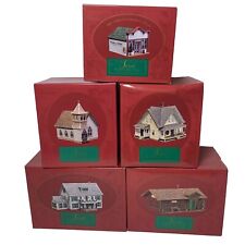Vtg 1994 Hallmark Sarah Plain And Tall Complete Set Of 5 Houses & Buildings-NEW picture