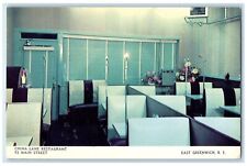 1960 Interior China Lane Restaurant East Greenwich Rhode Island Vintage Postcard picture