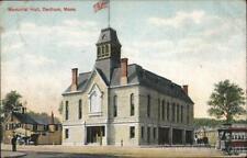 Dedham,MA Memorial Hall Norfolk County Massachusetts Dedham News Agency Postcard picture