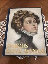  Famous Love Songs Old And New Antique Book c1907 Illustrated by Underwood Rare picture