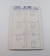 VINTAGE CONVERSE BASKETBALL SHOES ~ COURT NOTEPAD / PLAYPAD picture