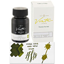 Vinta Inks 1.0 Bottled Ink for Fountain Pens in Sea Kelp [Leyte 1944] - 30mL NEW picture