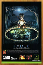 2004 Fable Original Xbox Print Ad/Poster Official Authentic Video Game Promo Art picture