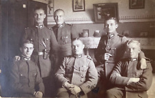 POST-WW1 GERMAN GARDE KAVALLERIE SCHUTZEN DIVISION 1920 ID'd PHOTO POSTCARD RPPC picture