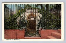 Mount Vernon VA-Virginia, Old Tomb, Antique, Vintage Postcard picture