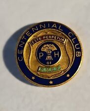 VINTAGE P of H PATRONS OF HUSBANDRY CENTENNIAL CLUB LAPEL PIN MEDAL picture