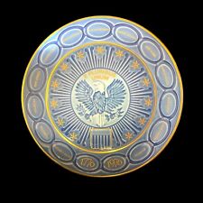 Vtg B & G Royal Copenhagen Porcelain Denmark Blue Eagle The Bicentennial Plate picture