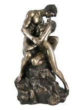 Bronze Finish The Lovers Couple Statue Nude picture