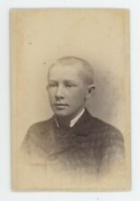 Antique CDV Circa 1870s Handsome Young Man In Suit Kilborn Cedar Rapids, IA picture