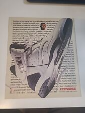 Converse Sneakers Cons Kevin Johnson Vintage 10x12 Print  Ad 1991  picture
