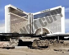 Mirage Hotel Casino Las Vegas During Construction 8x10 Photo picture