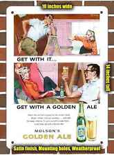 Metal Sign - 1958 Molson's Golden Ale- 10x14 inches picture