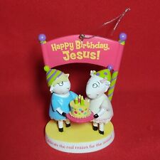Dayspring Really Wooly Kids Happy Birthday Jesus Ornament picture