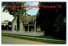 Traveling On Beautiful Interstate 70 The Boyhood Home Ellis Kansas KS Postcard picture