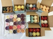 Lot of 65 PARTYLITE Votive/ Tealight CANDLES Mixed Variety Scents Vintage Unused picture