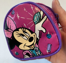 Vintage Disney Mickey's Stuff for Kids Minnie Mouse Mini Coin Purse pink vinyl picture