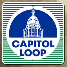 Michigan Capitol Loop route marker Lansing Interstate 496 business loop 16x16 picture