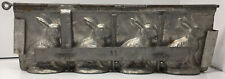 early german no 310 4 easter bunny rabbit chocolate candy mold 10x3.5