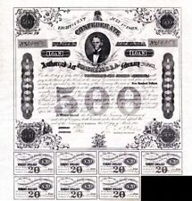 Confederate $500 Bond - Confederate Bond - Confederate Bonds picture