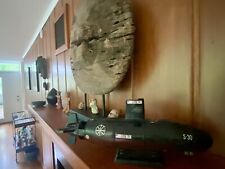 Vintage USS Dallas (SSN-700) Submarine Model Department US Navy Metal On Stand picture