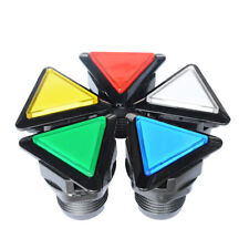 Arcade Triangular Illuminated LED Push Button With Micro switch For JAMMA MAME picture
