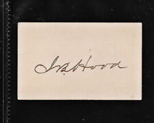 John Bell Hood Autograph Reproduction on Real 1800s Calling Card CSA picture