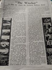 M71-9  Ephemera  1931 Article Making The Film The Wrecker Gainsborough Pictures picture
