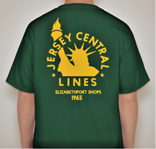 CNJ JCL Jersey Central Lines ElizabethPort Shops 1965 XXL T-Shirt LAST ONE picture