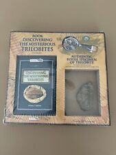 Sealed The Mysterious Trilobites Book W/Authentic Fossil Kit 2003 picture