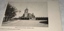 Dedham Railroad Station MA Massachusetts Antique Postcard picture