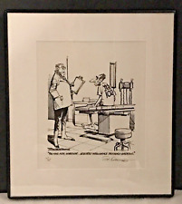 PAUL CONRAD Signed Numbered POLITICAL CARTOON 1988 Yes On Prop 102 California picture