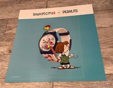 Peanuts Gang Swatch Watch NYC Subway Poster Peppermint Patty and Woodstock picture