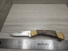 Vintage Buck Knife Buck 112 Finger Grove 4 Dot Model Made In The USA 1981-1986 picture
