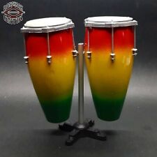 Miniature Bungo Double percussion rasta motif picture